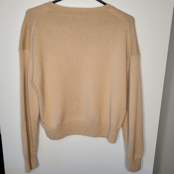 Athleta Beige Crew Neck Sweater XS - Picture 4 of 4